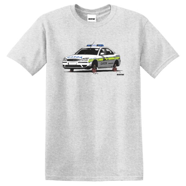 Garda Car (5 Oh!) T-shirt (Ash Grey)