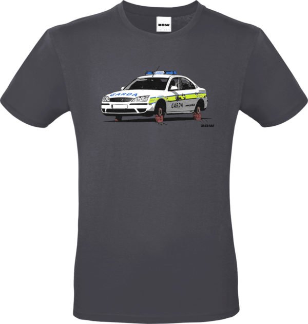 Garda Car (5 Oh!) T-shirt. (Dark Grey)